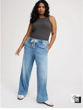 Torrid Weekend Wide leg jeans size 20 TALL